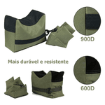 Sand Bag Tático Duplo Para Apoio Fechamento com Zíper 