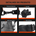 Sand Bag Tático Duplo Para Apoio Fechamento com Zíper 
