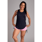 Regata Fitness Alongada Preto