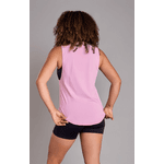 Regata Fitness Alongada Rosa Bebê