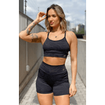 Conjunto Top e Shorts Lumy Preto