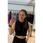 Cropped Moletinho Confy Preto 