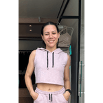 Cropped Moletinho Confy Rosa