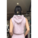 Cropped Moletinho Confy Rosa