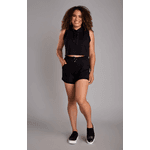 Shorts Moletinho Confy Preto
