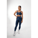 Conjunto Top e Legging Power sense Azul Marinho