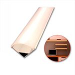 PERFIL DE ALUMINIO MARCENARIA SOBREPOR 17MM 2M 