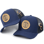 Boné Trucker Simprão Farm Caipira Raiz Azul