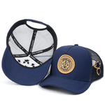 Boné Trucker Simprão Farm Caipira Raiz Azul