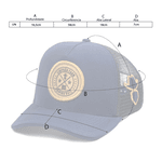 Boné Trucker Simprão Farm Caipira Raiz Azul