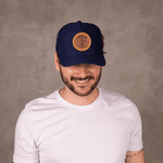 Boné Trucker Simprão Farm Caipira Raiz Azul