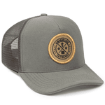 Boné Trucker Simprão Farm Caipira Raiz Cinza