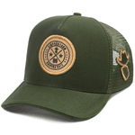 Boné Trucker Simprão Farm Caipira Raiz Verde