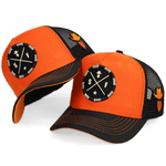 Boné Simprão Farm Laranja Brasão Preto 