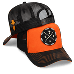 Boné Simprão Farm Laranja Brasão Preto 