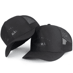Boné Simprão Farm Trucker Rural Style All Black