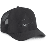 Boné Simprão Farm Trucker Rural Style All Black