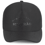 Boné Simprão Farm Trucker Rural Style All Black
