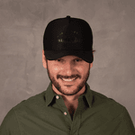 Boné Simprão Farm Trucker Rural Style All Black