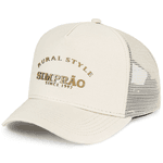 Boné Simprão Farm Trucker Rural Style Bege