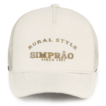 Boné Simprão Farm Trucker Rural Style Bege