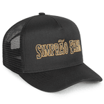 Boné Preto Simprão Farm Bordado
