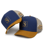 Boné Trucker Simprão Farm Sf Azul