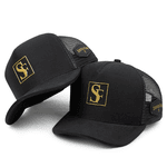 Boné Trucker Simprão Farm Sf Preto
