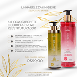 Kit 2 em 1 - Creme Hidratante, Sabonete Liquido Shower