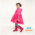 Capa de Chuva Lisa Rosa Pink KidSplash!