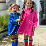 Capa de Chuva Lisa Rosa Pink KidSplash!