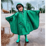 Capa de Chuva Lisa Verde Menta KidSplash!