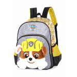Mochila Escolar Baby Masculina 11L Rubble Patrulha Canina - Luxcel