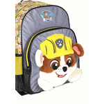 Mochila Escolar Baby Masculina 11L Rubble Patrulha Canina - Luxcel