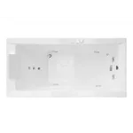 Banheira Zen 182x182x90CM 1 pessoa 256L Axell - ZR 