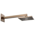 Chuveiro Deca com Tubo de Parede Quadrado Corten Matte 1992.CT.CT.MT