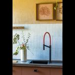 Torneira Deca de Mesa para Cozinha Colore Black Matte e Terracota - 1189.BL.MT.TC