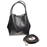 bolsa em couro preto