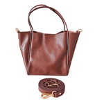 bolsa em couro marrom