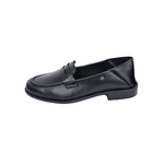 mocassim couro preto