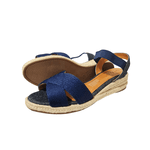 sandália espadrille marinho