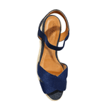 sandália espadrille marinho