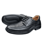 mocassim couro preto 