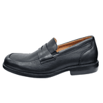 mocassim couro preto