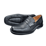 mocassim couro preto