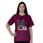CAMISETA FRENCH MOM- VINHO