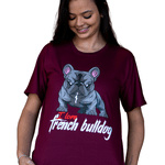 CAMISETA I LOVE FRENCH BULDOGUE