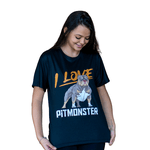 CAMISETA I LOVE PIT MONSTER- PRETA