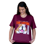 CAMISETA ENGLISH BULDOGUE THE LOVING MOLOSS- VINHO