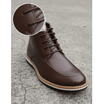 Sapato Masculino Oxford Esporte Fino Bota Couro Legitimo Cafe